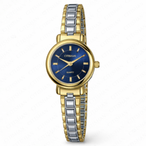 CITISHAN Two-Tone Ladies Quartz Watch – Blue Dial