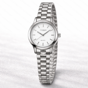 CITISHAN Stainless Steel Ladies Quartz Watch – White Dial