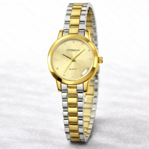 CITISHAN Two-Tone Ladies Quartz Watch – Gold Dial
