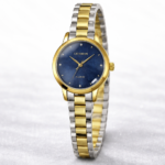 CITISHAN Two-Tone Ladies Quartz Watch – Black Dial