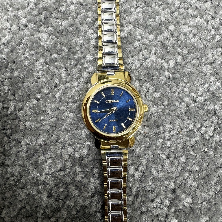 CITISHAN Two-Tone Ladies Quartz Watch – Blue Dial - Image 2